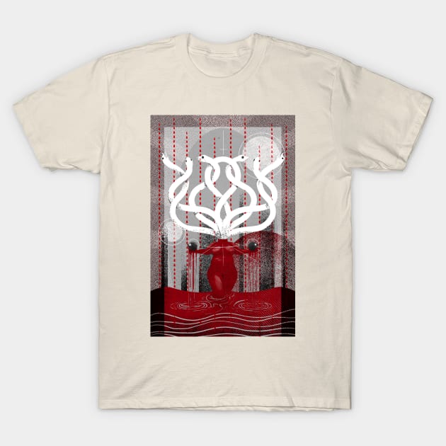 High priestess of hognose temple T-Shirt by ruhefuchs